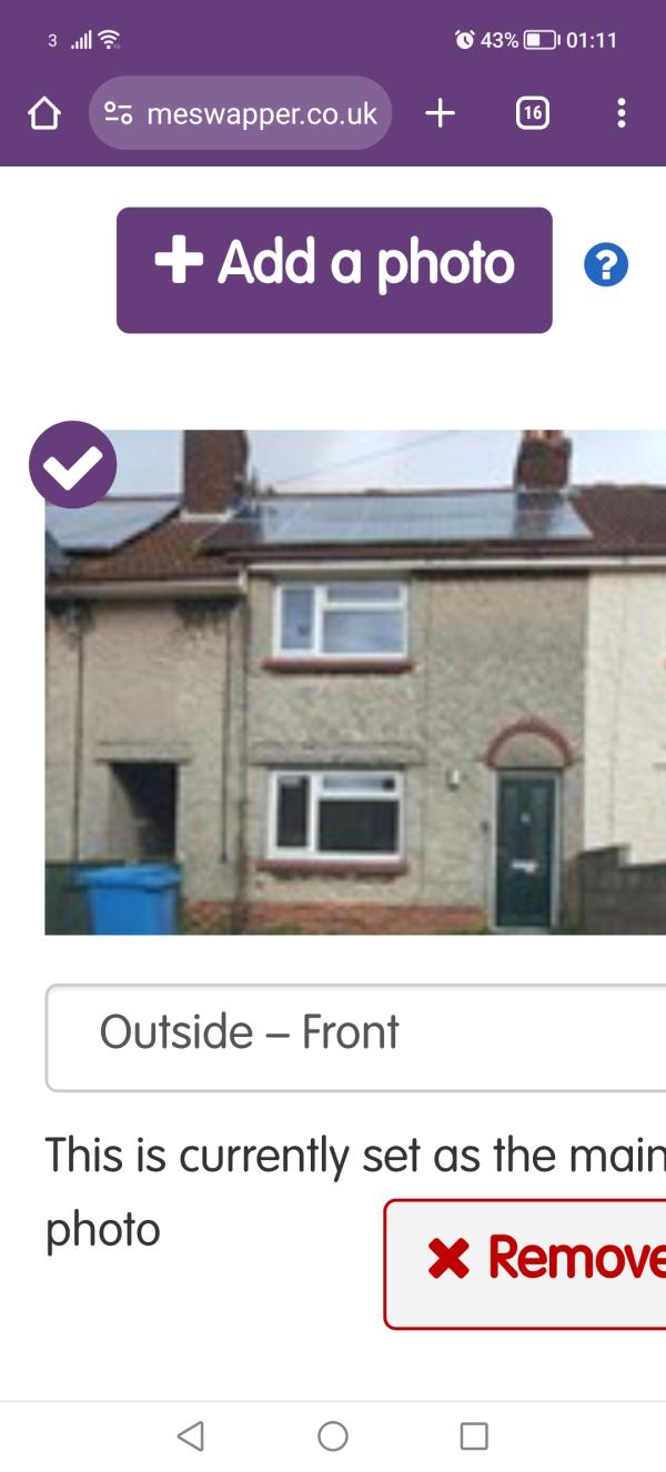 3 bed house mutual exchange